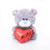 6″ Valentine Bear Holding a Sequin Heart | Stuffed Animal