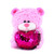 6″ Valentine Bear Holding a Sequin Heart | Stuffed Animal