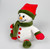 8" Red Christmas Snowman Plush Toy | Holiday Stuffed Animal