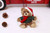 6″ Christmas Teddy Bear Custom Tee | Personalized Teddy Bear