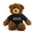 11" Brandon Chocolate Teddy Bear with Tee  - Stuffed Bear
