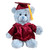 Graduation Blue Sitting Bear 6” 