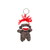 4" Valentine Sock Monkey Keychain in 5 Colors | Monkey Plush