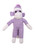 Purple Sock Monkey Bean Bag animal 10"