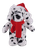 Christmas animals with personalizable scarf Dalmatian 12"