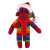 Christmas animals with personalizable scarf Sock Monkey