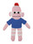 Pink Sock Monkey Bean Bag animal 10"