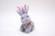 Cotton Ball Spring Long Ear Bunny, Brown, Gray, White, 5.5"