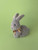 Cotton Ball Spring Long Ear Bunny, Brown, Gray, White, 5.5"