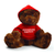 Customizable Chocolate sitting teddy bear 11" Father's day