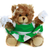 6″ Brown Sitting Bear in Cheerleader Outfit | Soft Bear 