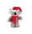 8″ Christmas Koala Plush in Custom Scarf | Holiday Plush Toy