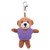 4" Keychain – Brown Bear