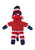 Patriot Sock Monkey Bean Bag animal 10"