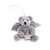 4" Christmas Angel Bear Silver | Christmas Stuffed Animal
