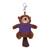 4" Keychain - Beaver with customized shirt