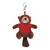 4" Keychain - Beaver with customized shirt