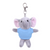 4" Keychain - Elephant with customized shirt
