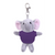 4" Keychain - Elephant with customized shirt