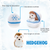 Zip-Up Snowball Hedgehog – Soft Plush Snowball Hedgehog Toy
