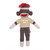 8" Customizable Sock Monkey with Tee - Stuffed Plush Animals