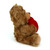 6" & 9" Valentine Teddy Bear with a Message on Holding Heart