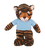 Plush Floppy Tiger With Personalized Tee 12”