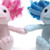4" Magnetic Axolotl Keychain Plush Pair | Axolotl Pair Toy