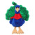Peacock Bean Bag animal 8"