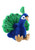 Peacock Bean Bag animal 8"