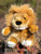Traditional Super Soft Golden Lion 11"