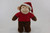 Plush Animal with Personalized Christmas Red Shirt 12"