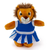 8" Lion with Cheerleader Outfit – Custom Stuffed Animal