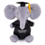 Graduation Elephant Plush with Cap &  Gown – 9”