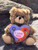 6″ Bear Holding I Love Mom Floral Heart | Teddy Bear for Mom