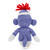 6″ Valentine Sock Monkey Plush | Valentine Monkey with Heart