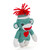 6″ Valentine Sock Monkey Plush | Valentine Monkey with Heart