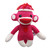 6″ Valentine Sock Monkey Plush | Valentine Monkey with Heart