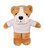 Plush Bulldog Bean Bag animal 8"
