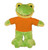 Plush Frog Bean Bag animal 8"