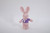 9" Soft plush Pink Bunny customizable