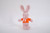 9" Soft plush Pink Bunny customizable