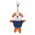 4" Keychain - Bulldog with customized shirt