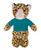 Plush leopard Bean Bag animal 8"