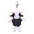 4" Keychain - Cow with customized shirt