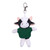 4" Keychain - Cow with customized shirt