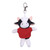 4" Keychain - Cow with customized shirt