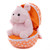 Zip Up Egg Stuffed Animals 6" - Easter Plush Toys