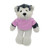Plush Husky Bean Bag animal 8"