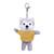 4" Keychain - Husky with customized shirt